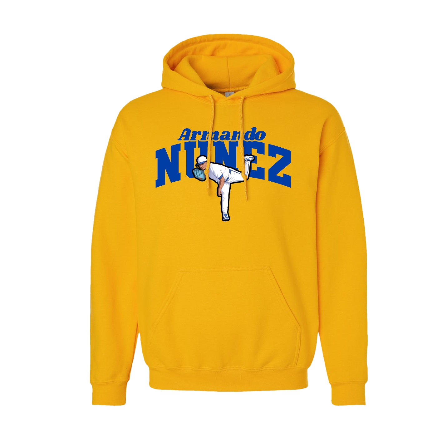 Hoodie — Signature Arch in Gold