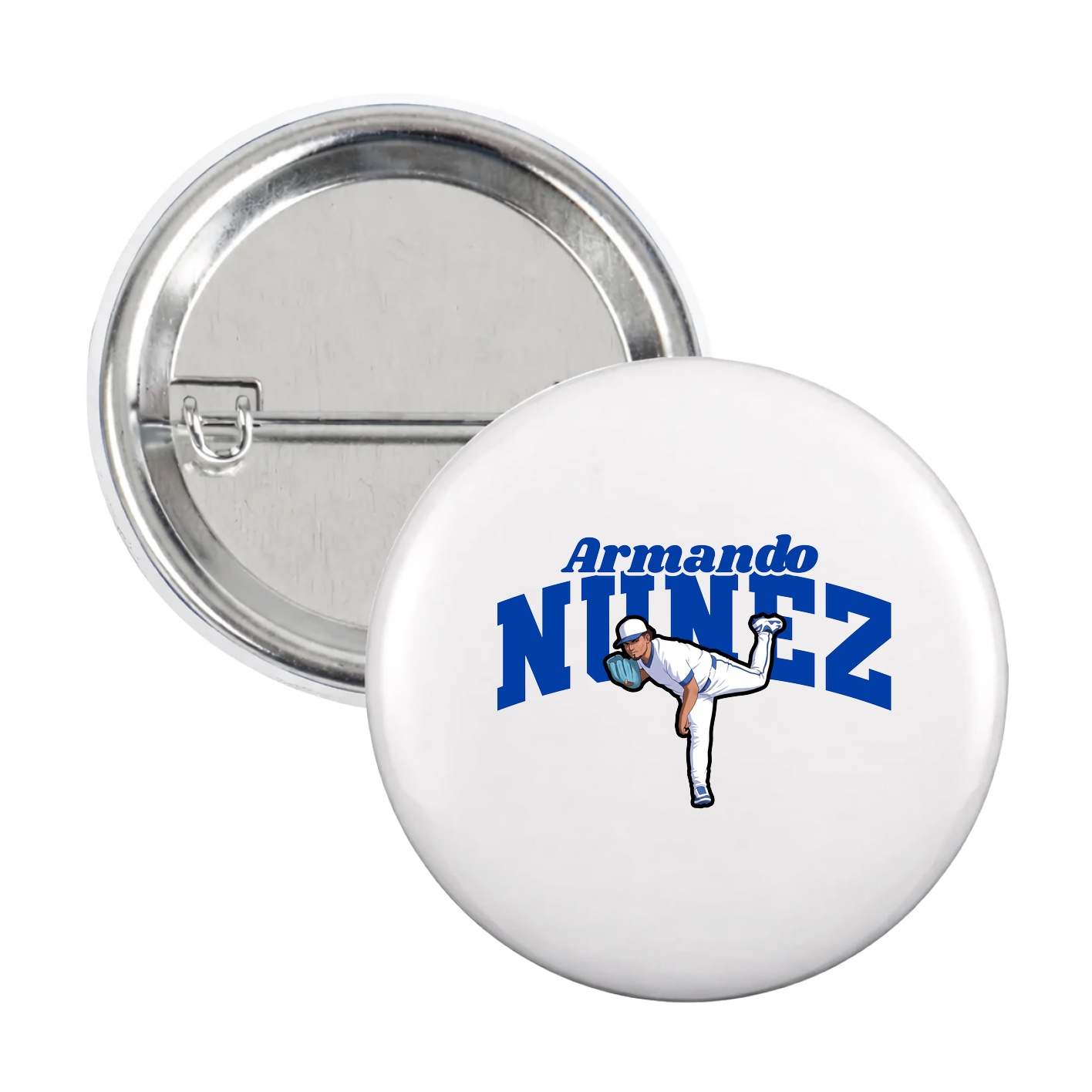 Game Day Button — Signature Arch in White