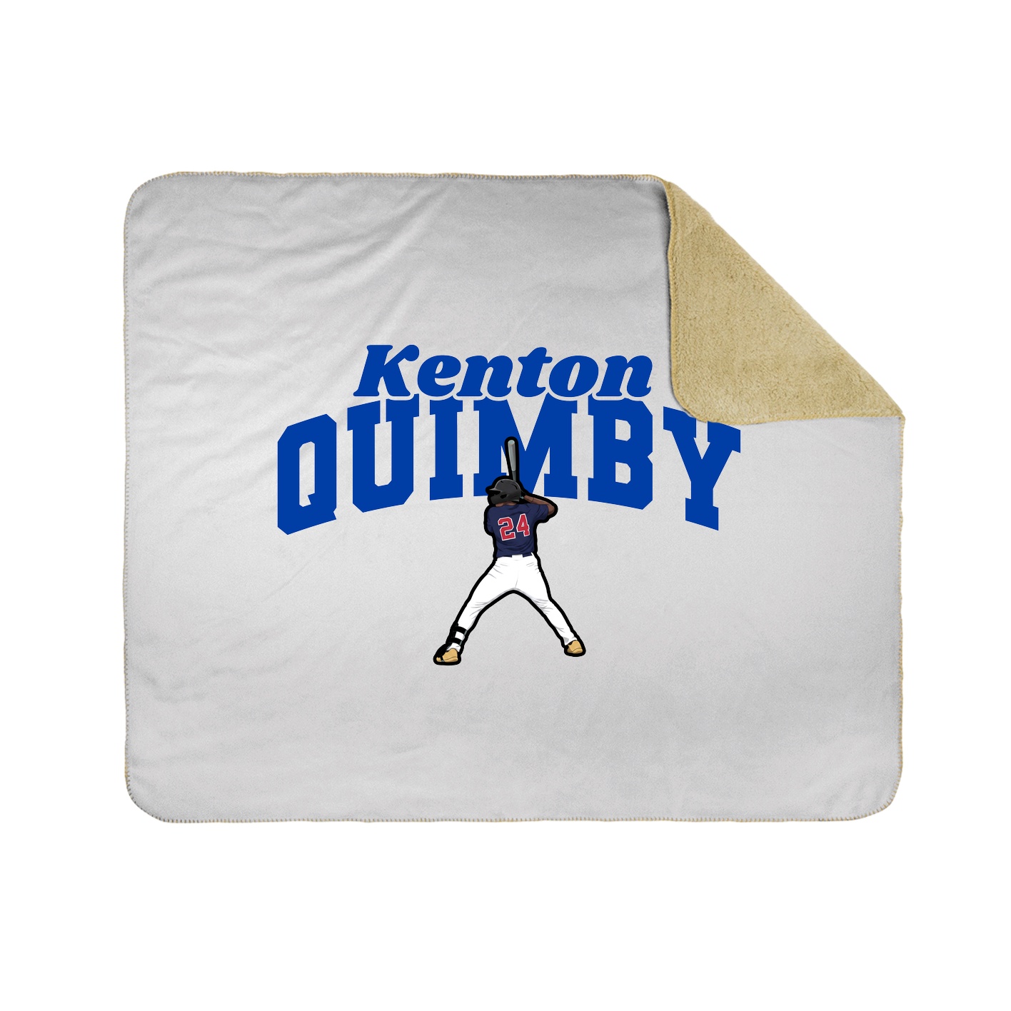 Throw Blanket — Signature Arch in White