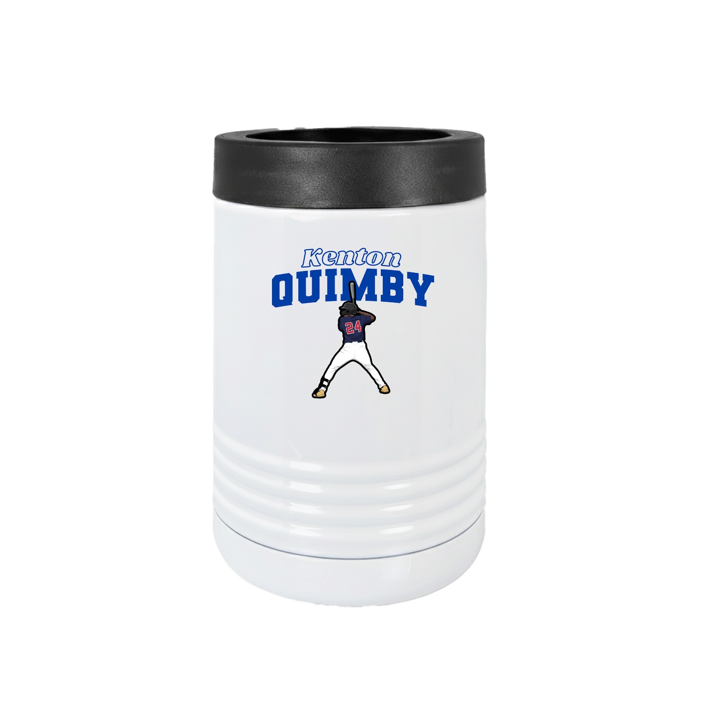 Beverage Holder — Name Arch in White