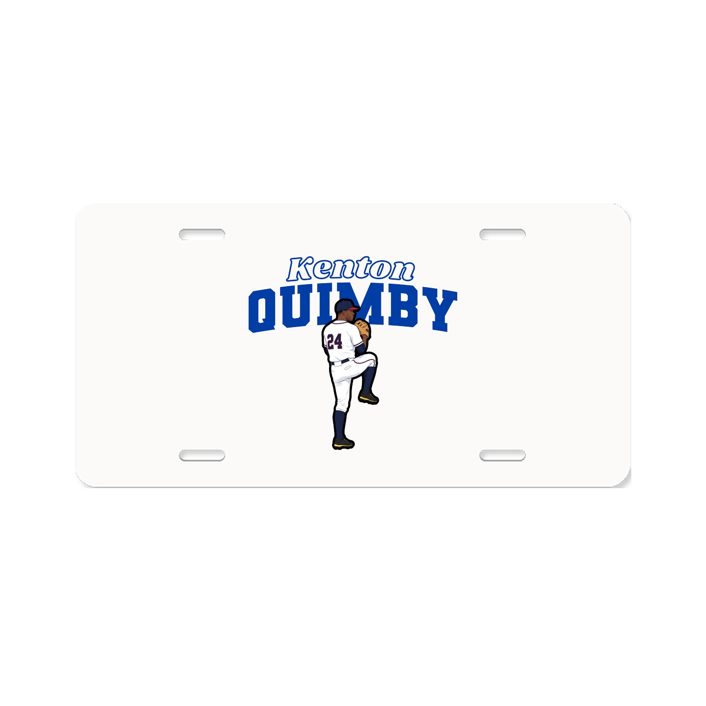 License Plate — Name Arch in Classic