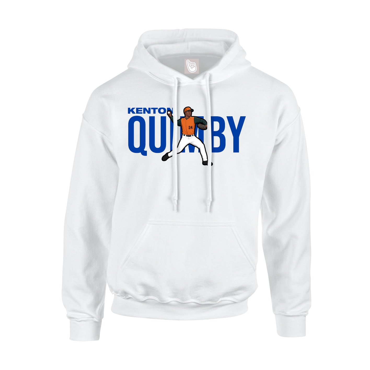 Hoodie — Player Name in White