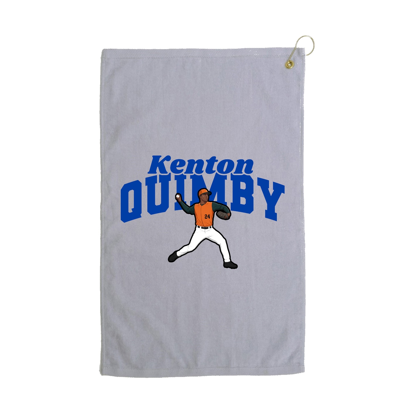 Golf Towel — Signature Arch in Grey
