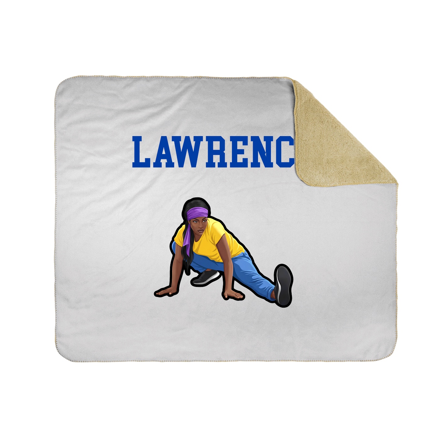 Throw Blanket — Shirsey in White