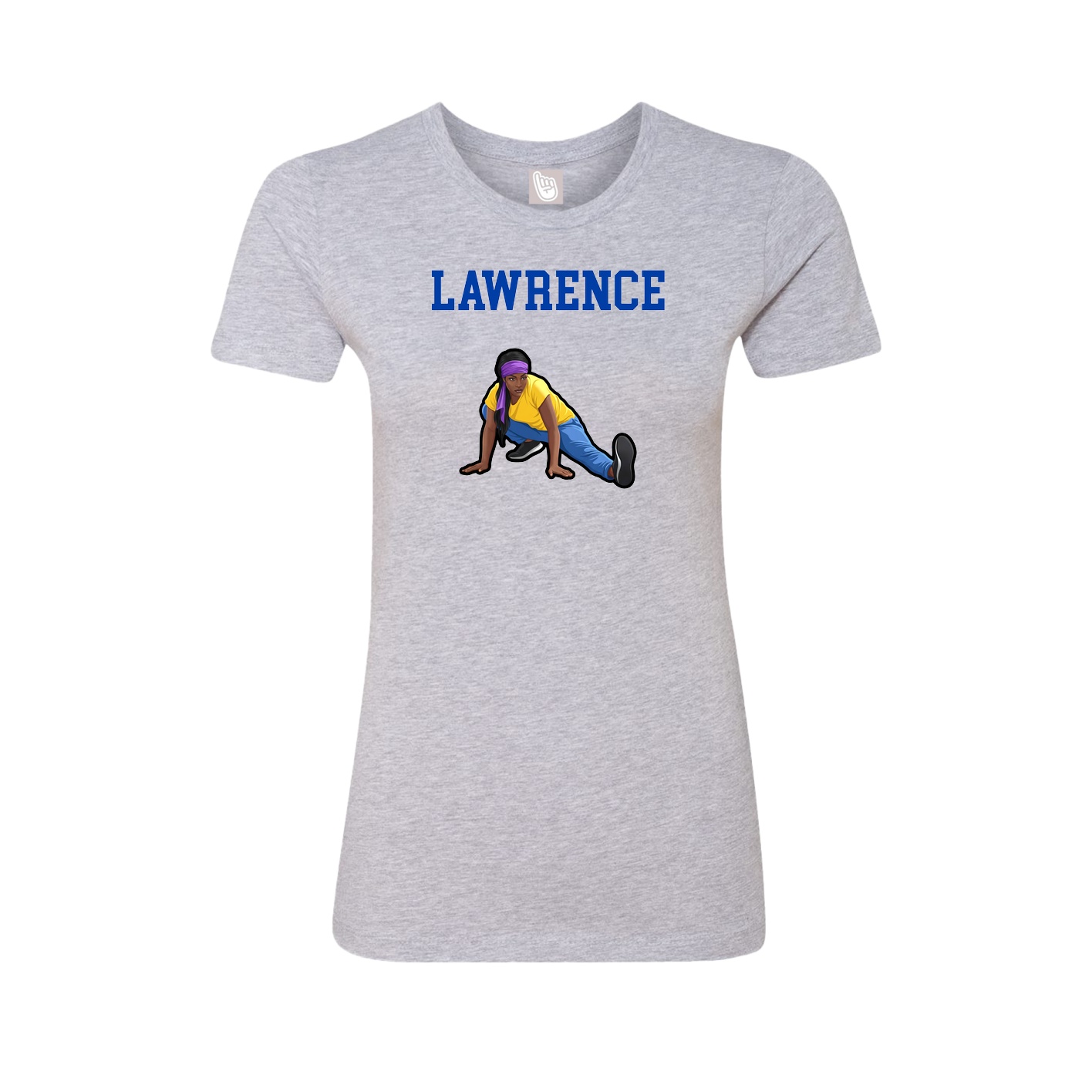 Fitted Women's Tee — Shirsey in Grey