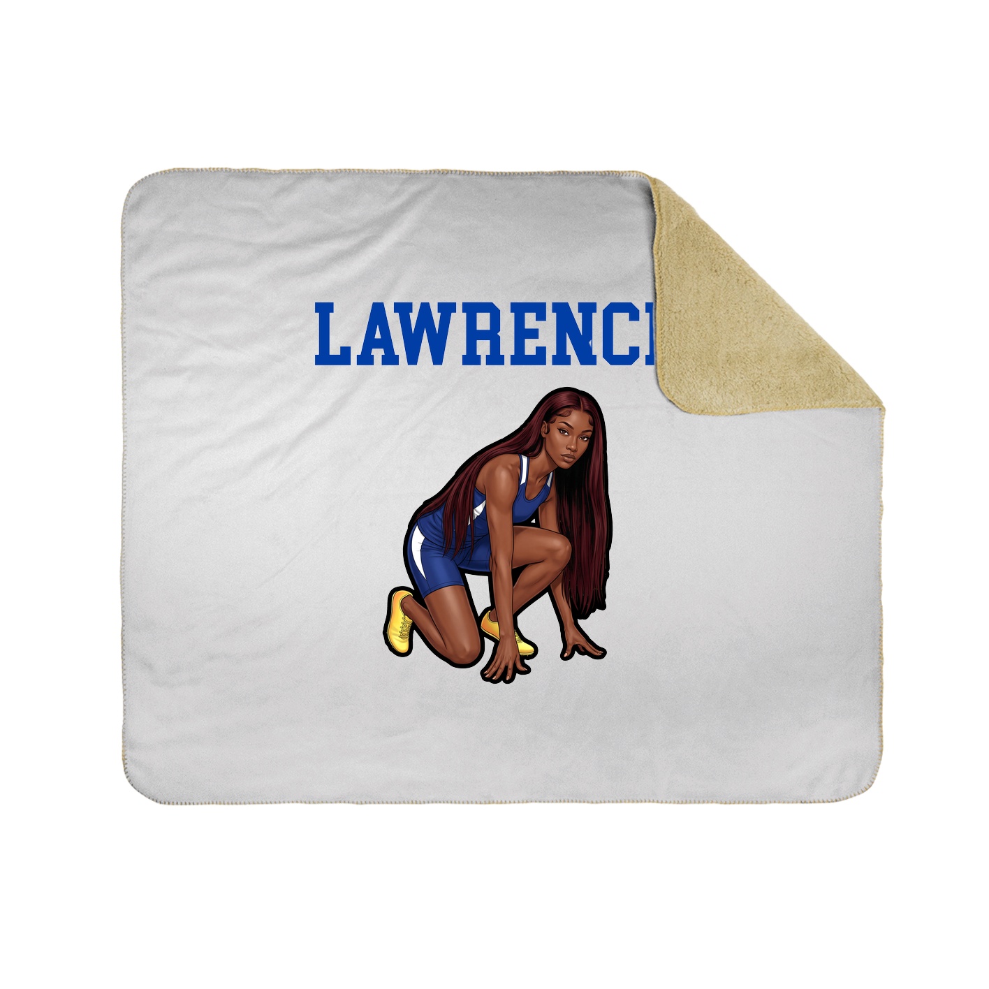 Throw Blanket — Shirsey in White