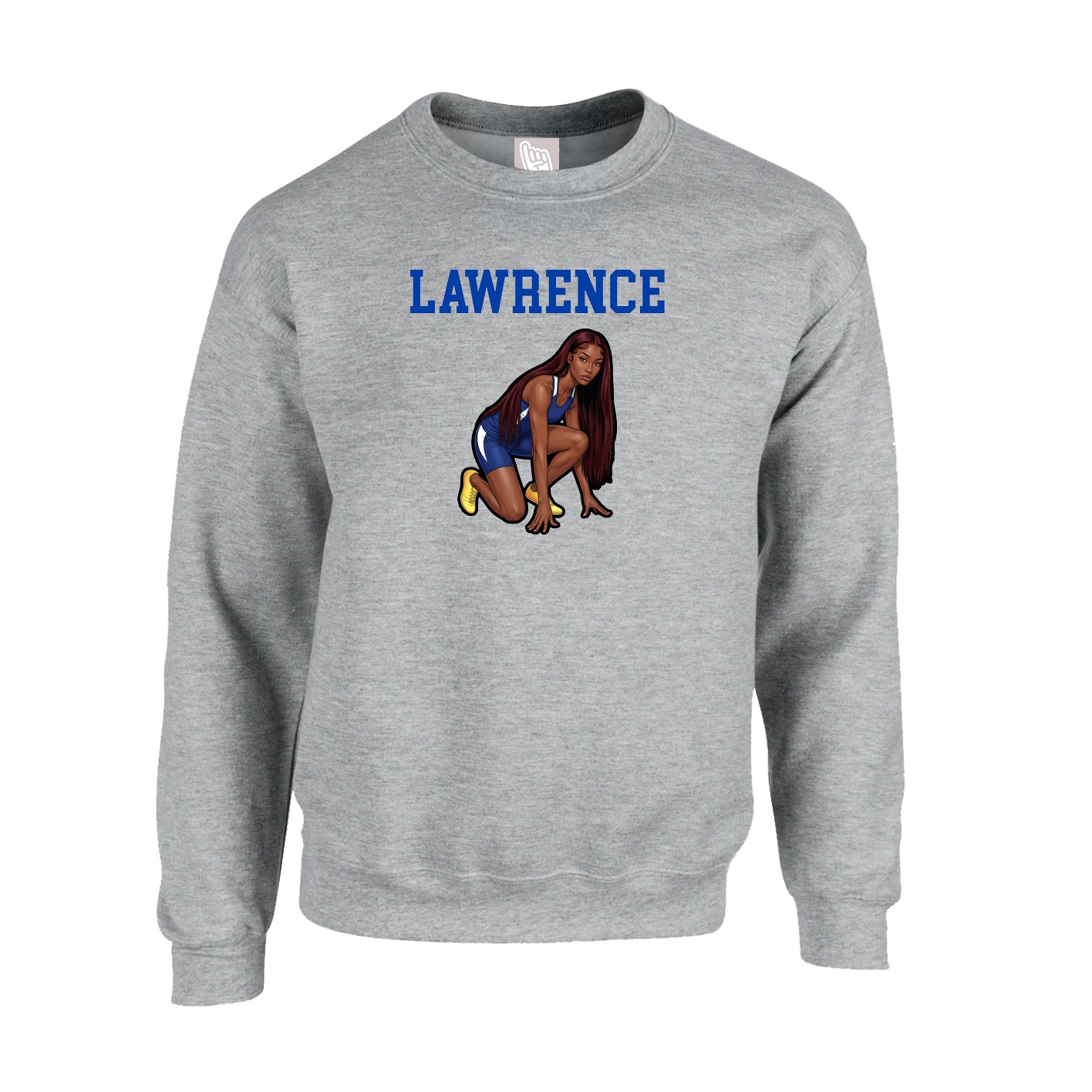 Fleece Crew — Shirsey in Grey