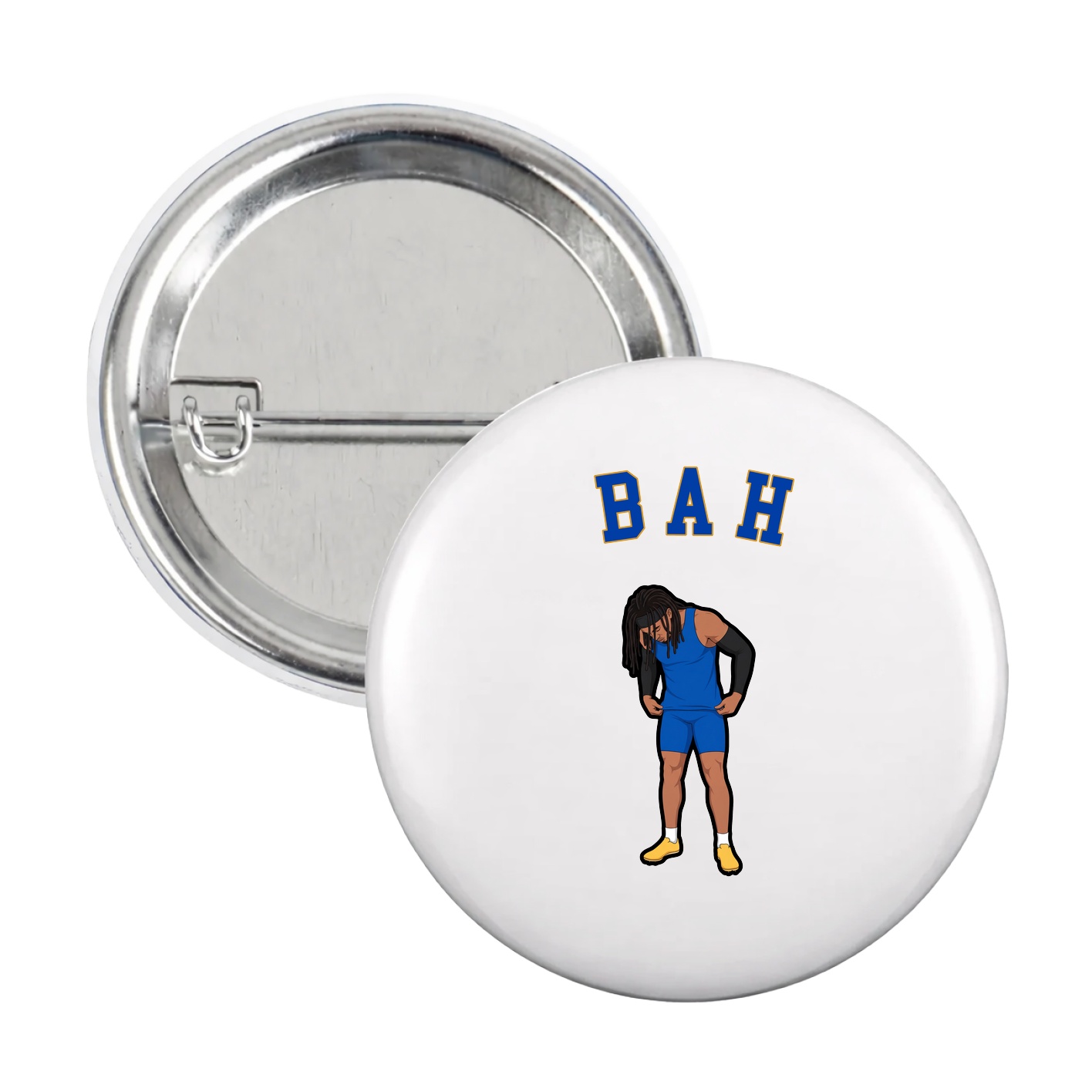 Game Day Button — Shirsey Arch in White