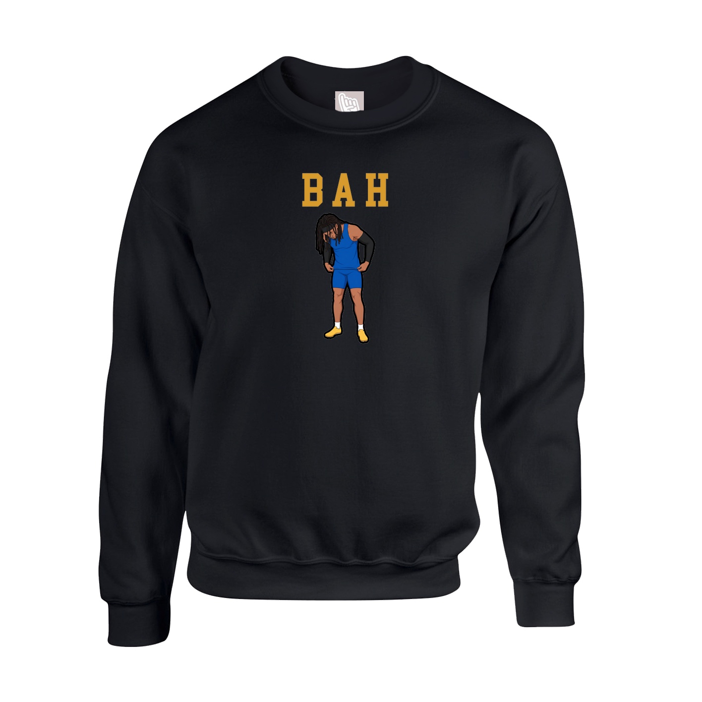 Fleece Crew — Shirsey in Black