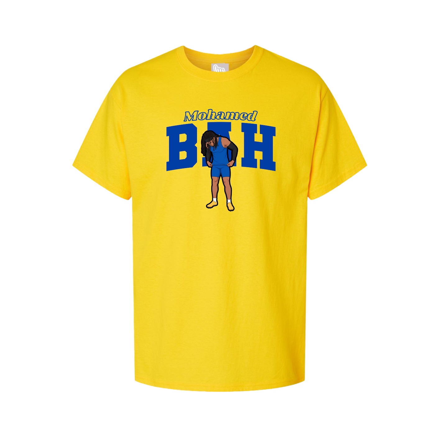 Youth Tee — Name Arch in Gold