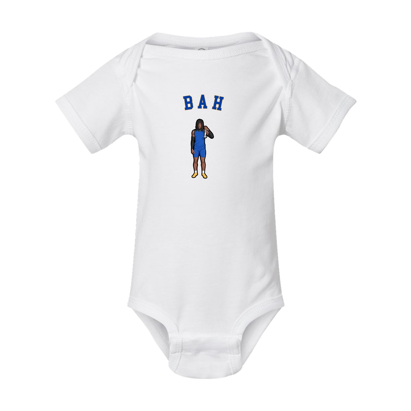 Baby Onesie — Shirsey Arch in White