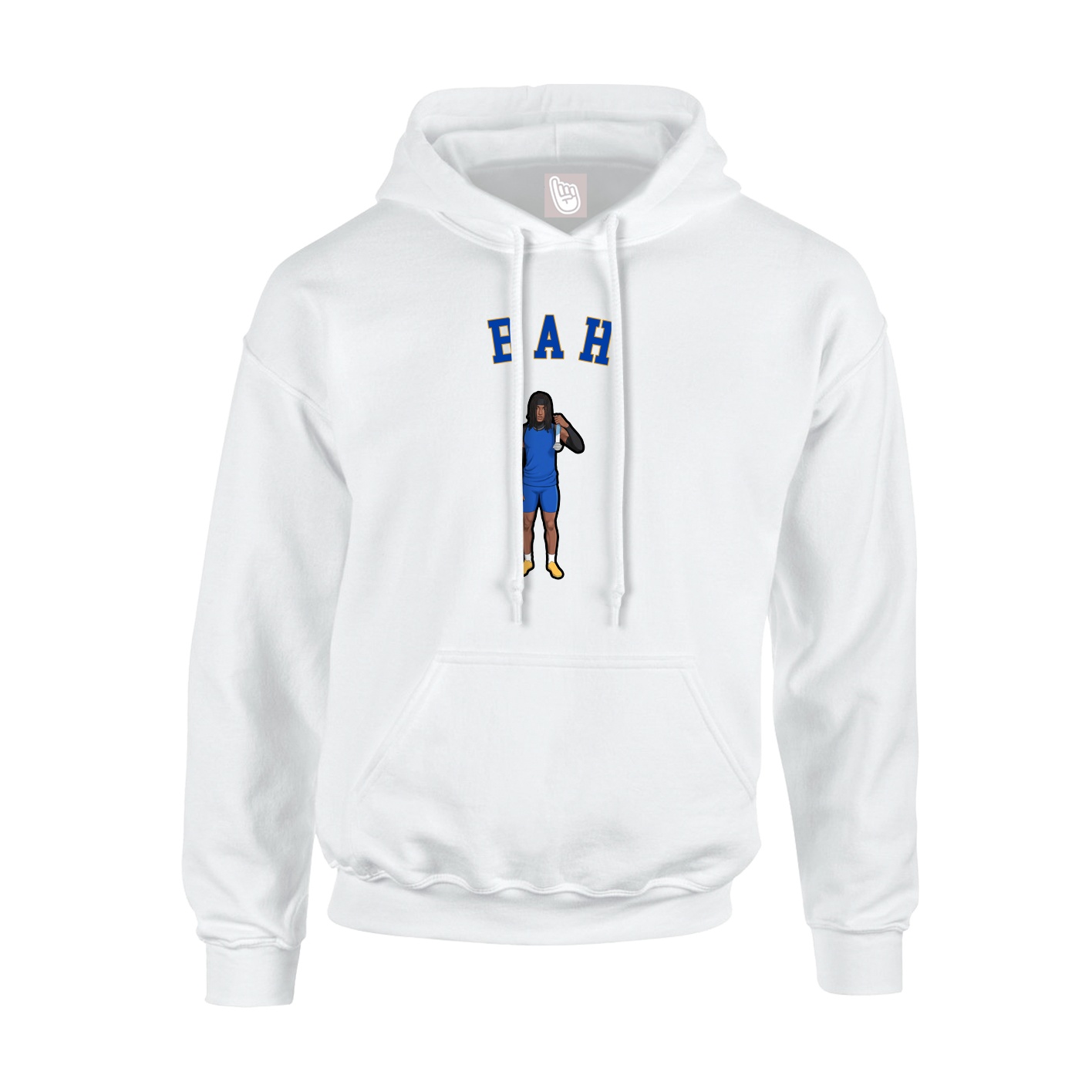 Youth Hoodie — Shirsey Arch in White