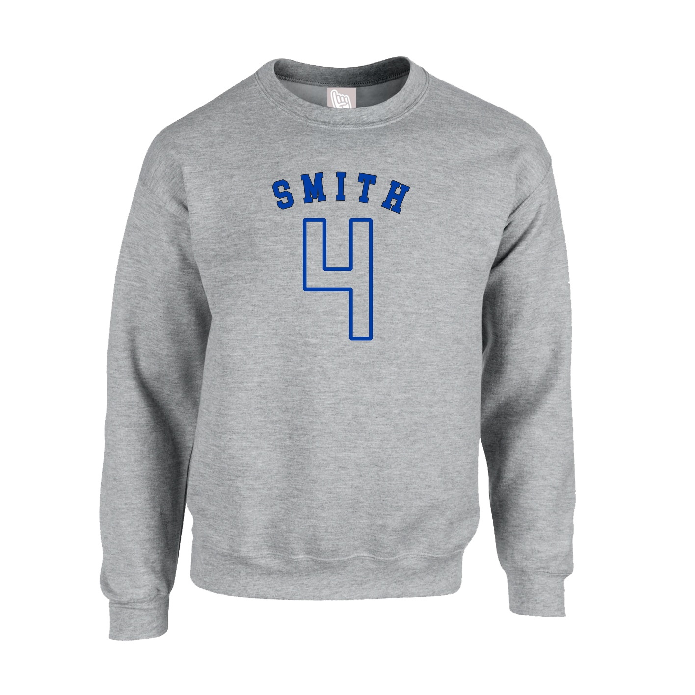 Fleece Crew — Shirsey Arch in Grey