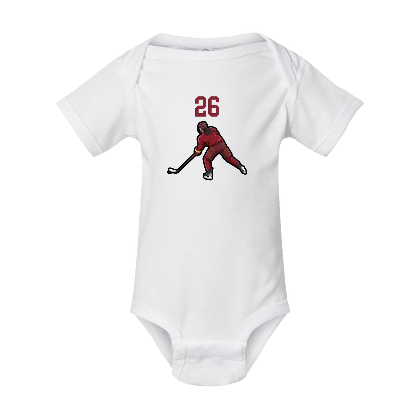 Baby Onesie — Number Top in White
