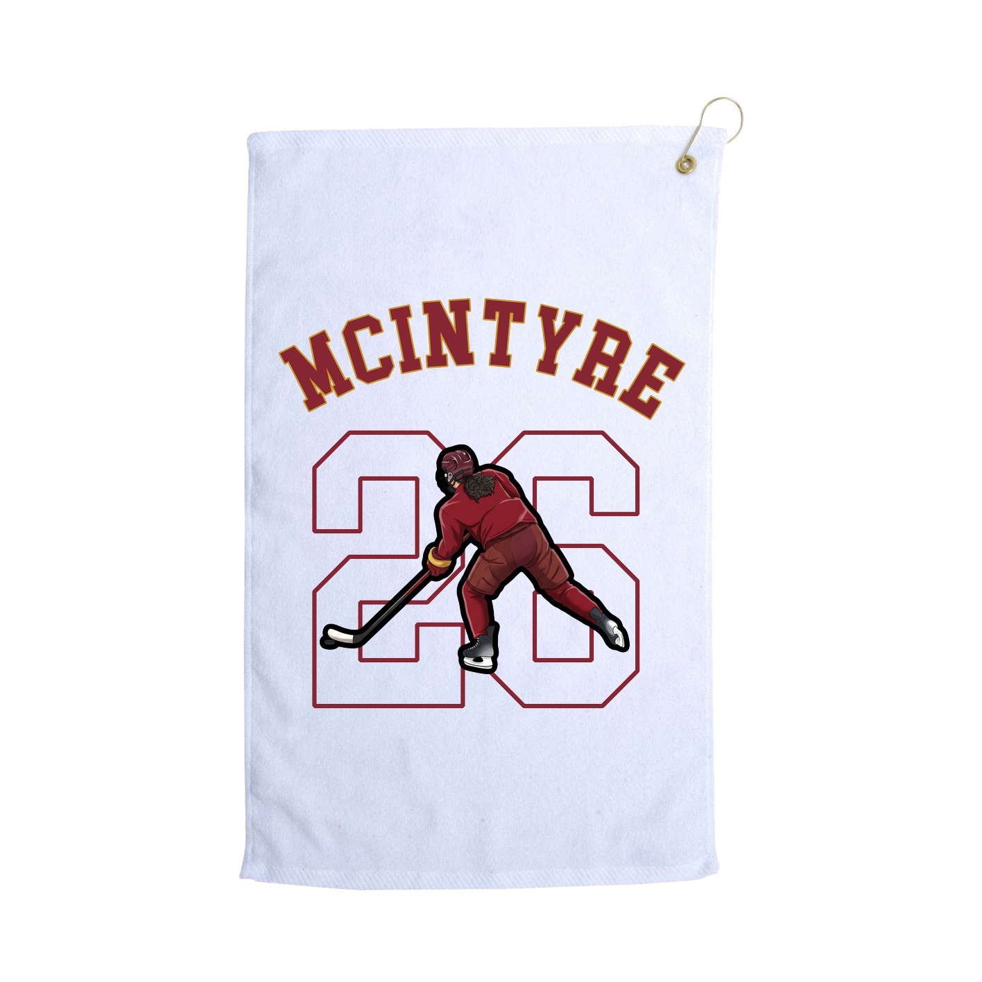 Golf Towel — Shirsey Arch in White