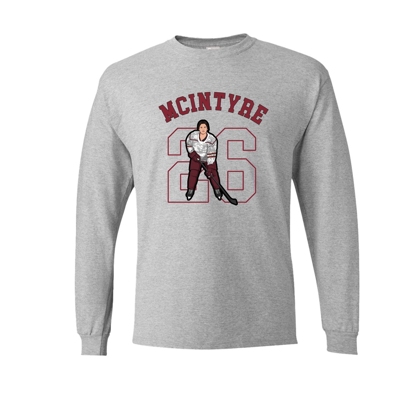 Long Sleeve Tee — Shirsey Arch in Grey