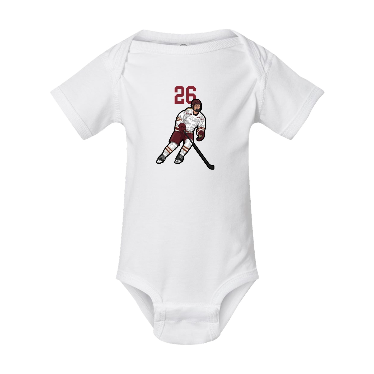 Baby Onesie — Number Top in White