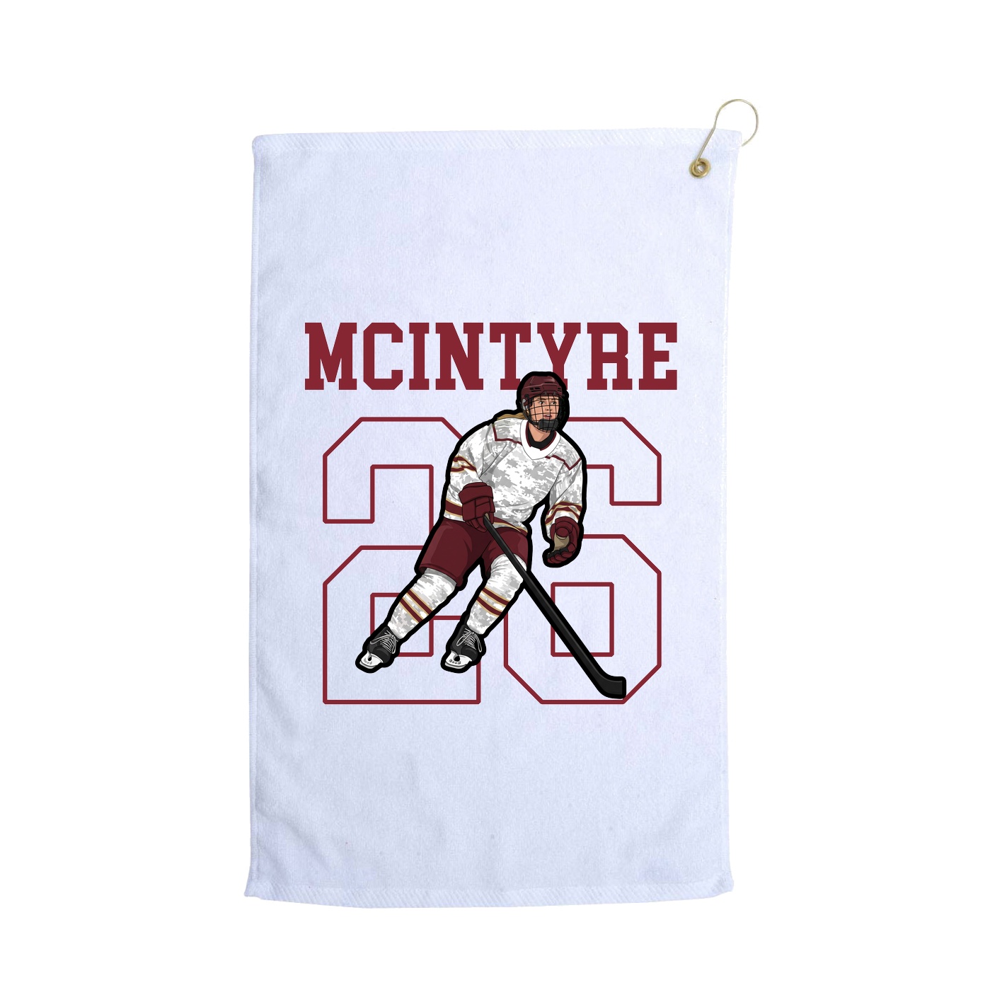 Golf Towel — Shirsey in White