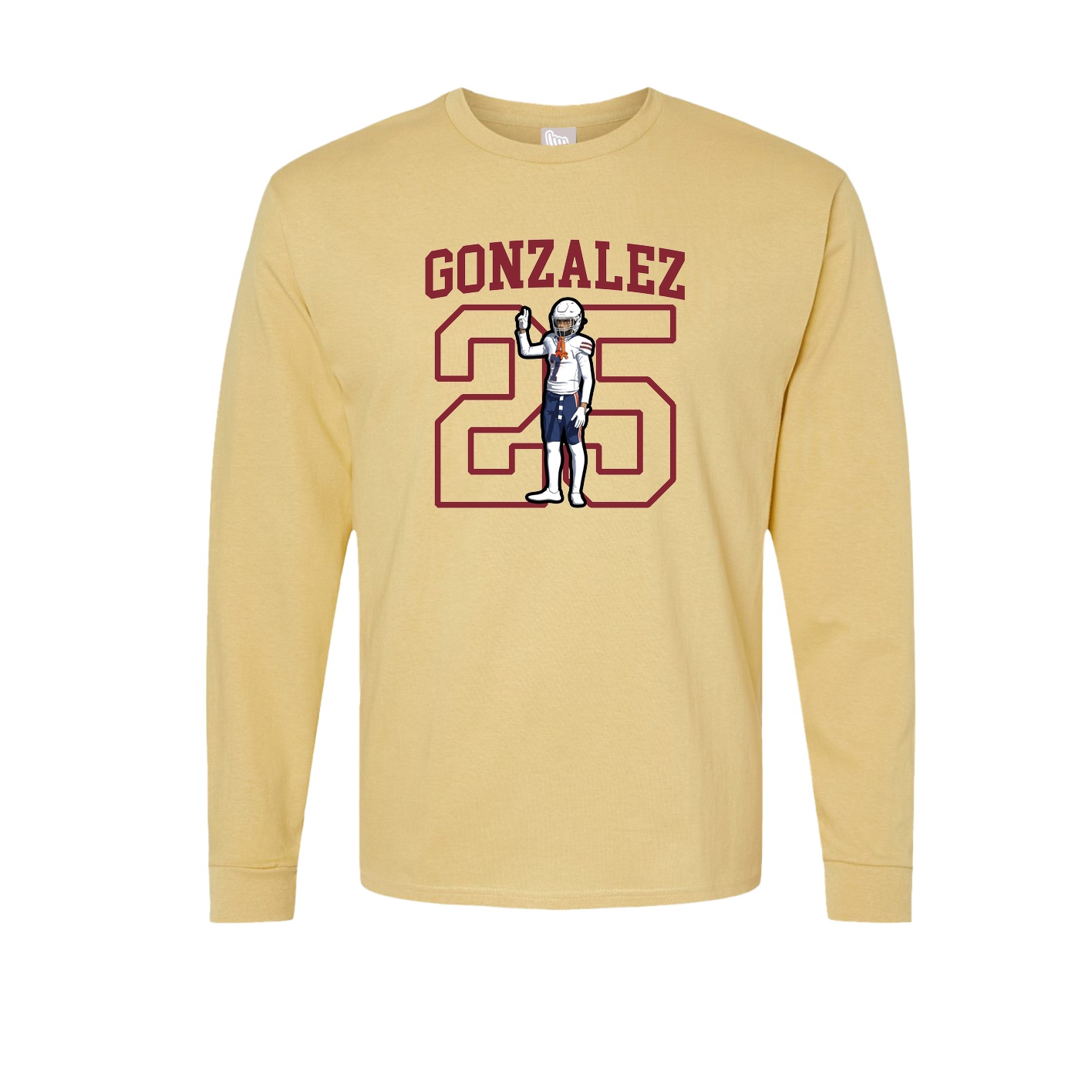 Long Sleeve Tee — Shirsey in Vegas Gold