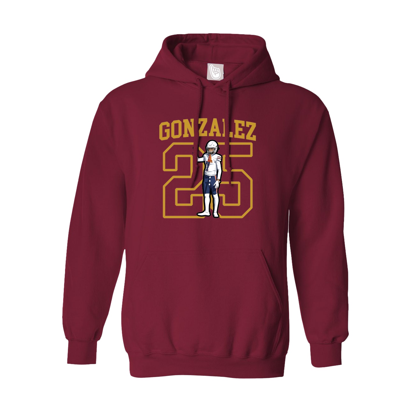 Hoodie — Shirsey in Cardinal