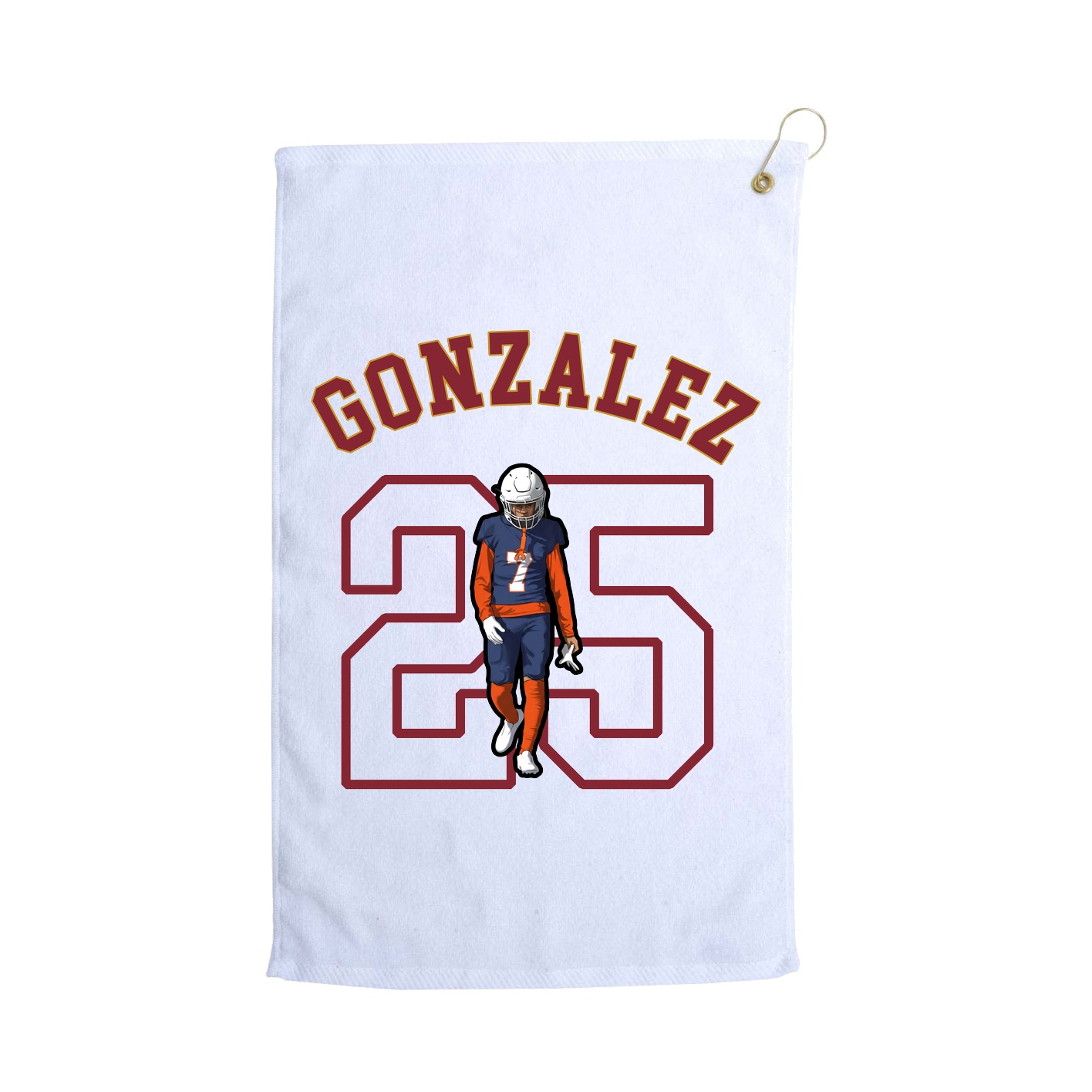Golf Towel — Shirsey Arch in White