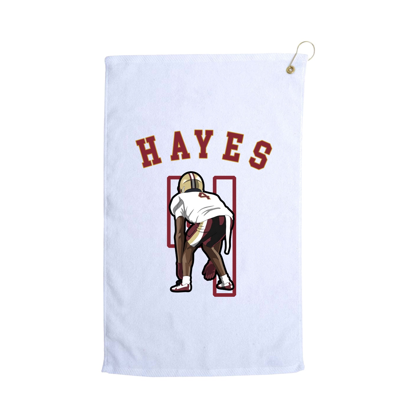 Golf Towel — Shirsey Arch in White