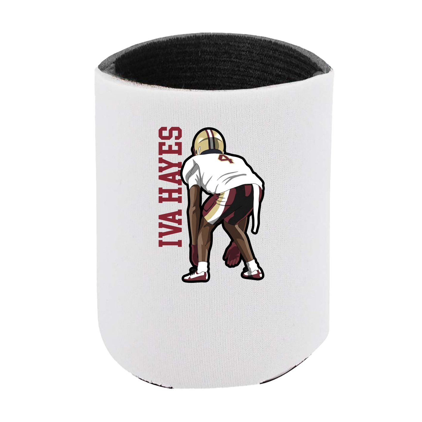 Can Holder — Name Vertical in White
