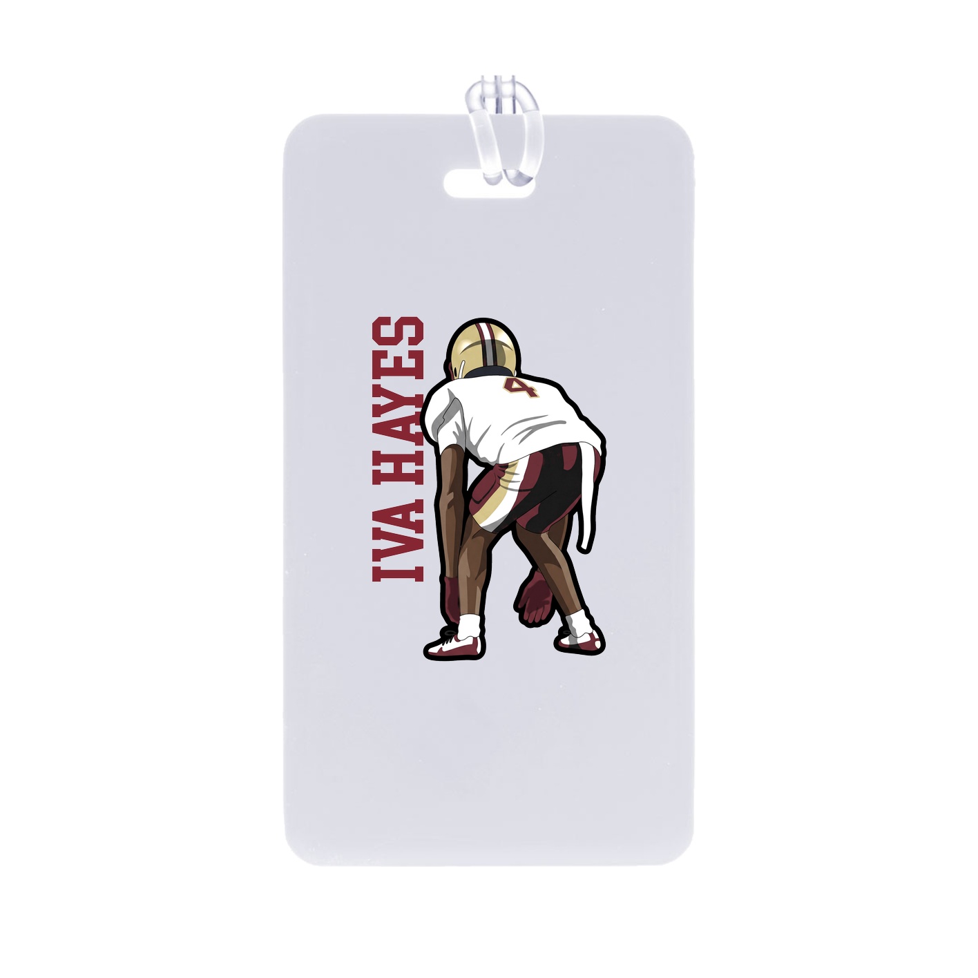 Bag Tag — Name Vertical in Classic