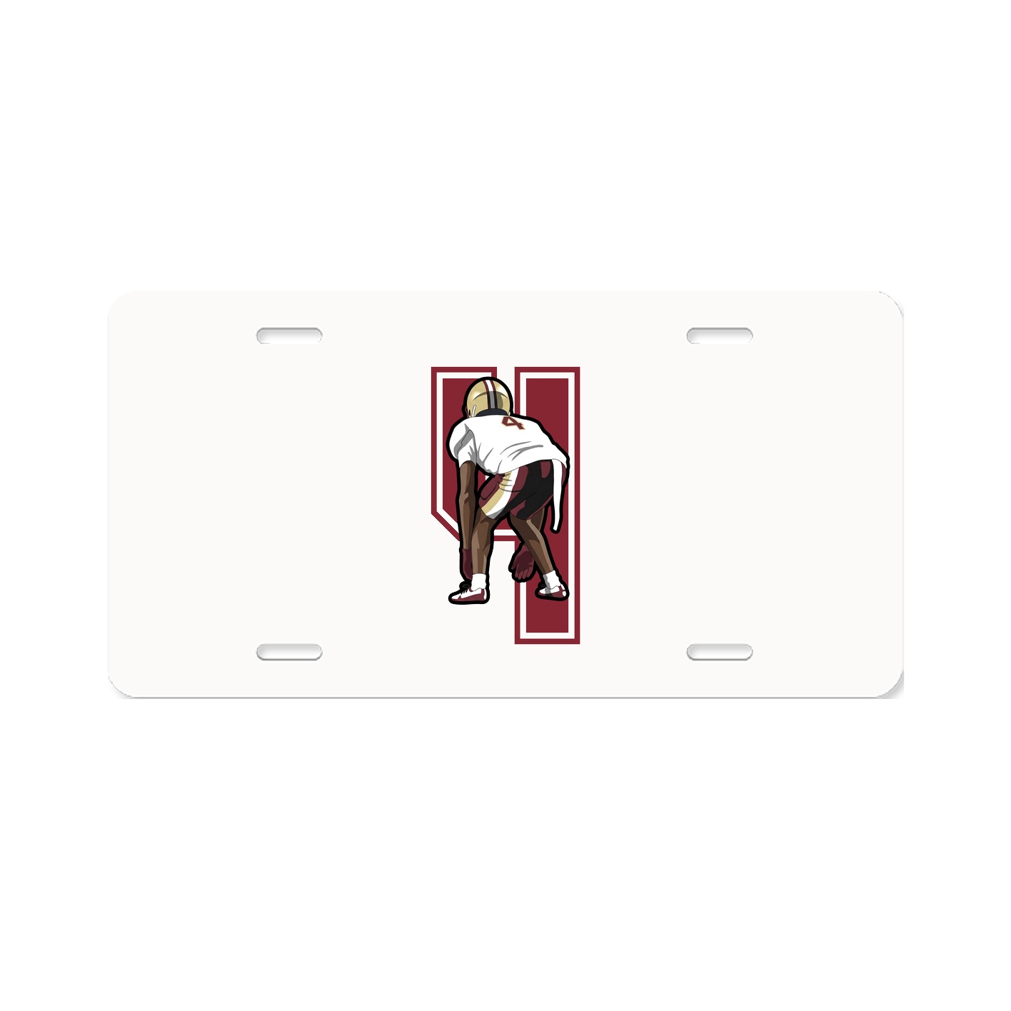 License Plate — Number in Classic