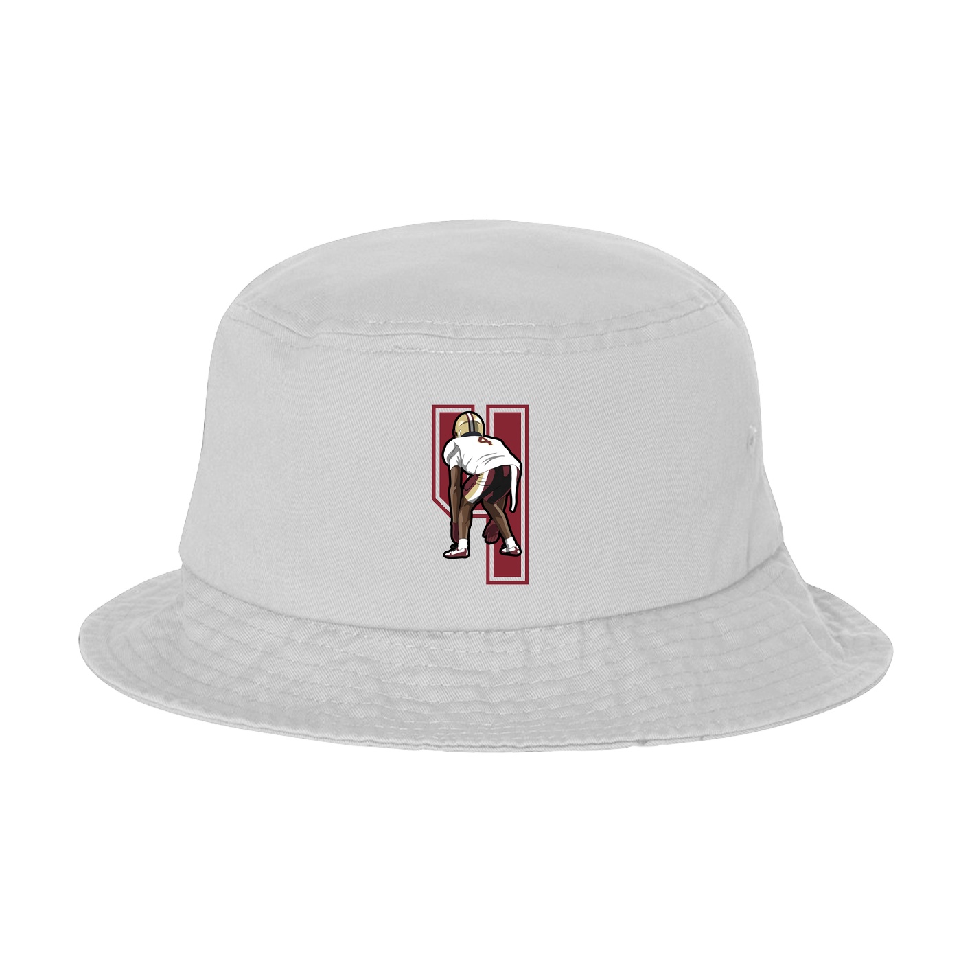 Bucket Cap — Number in White