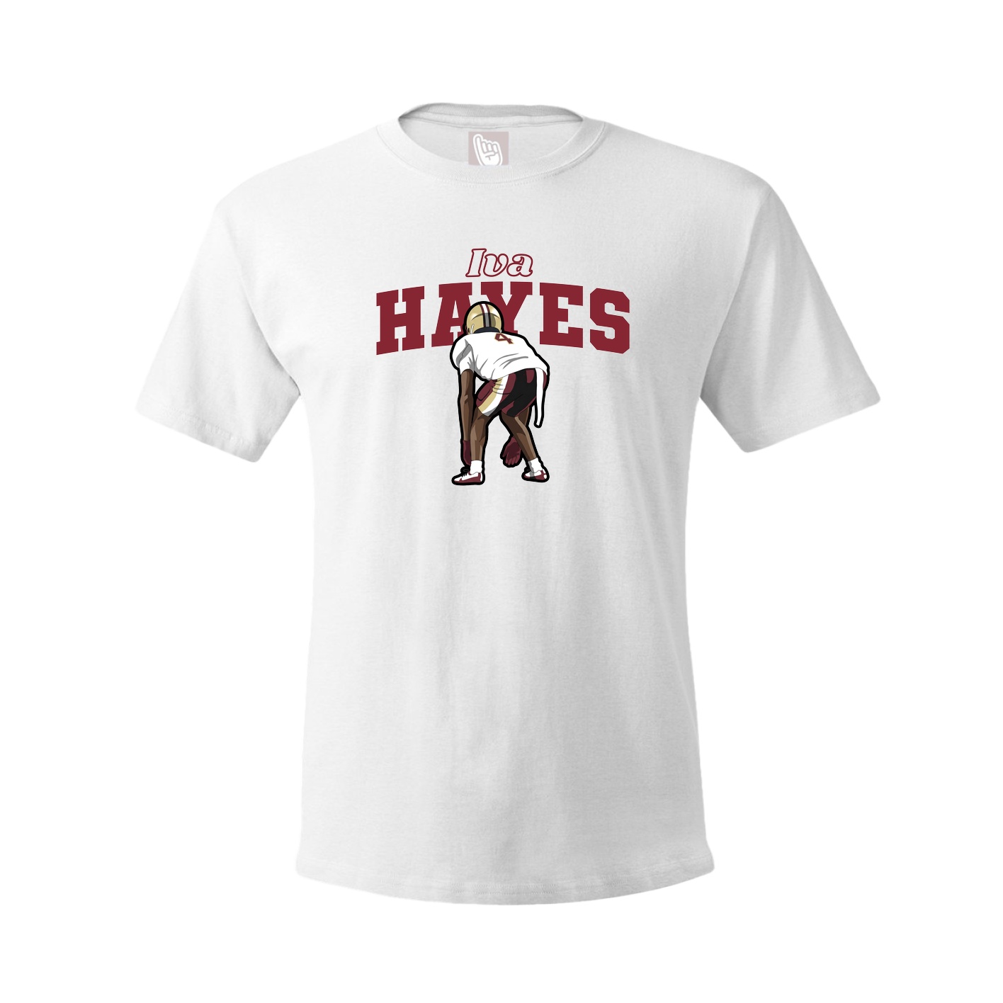 Tee — Name Arch in White