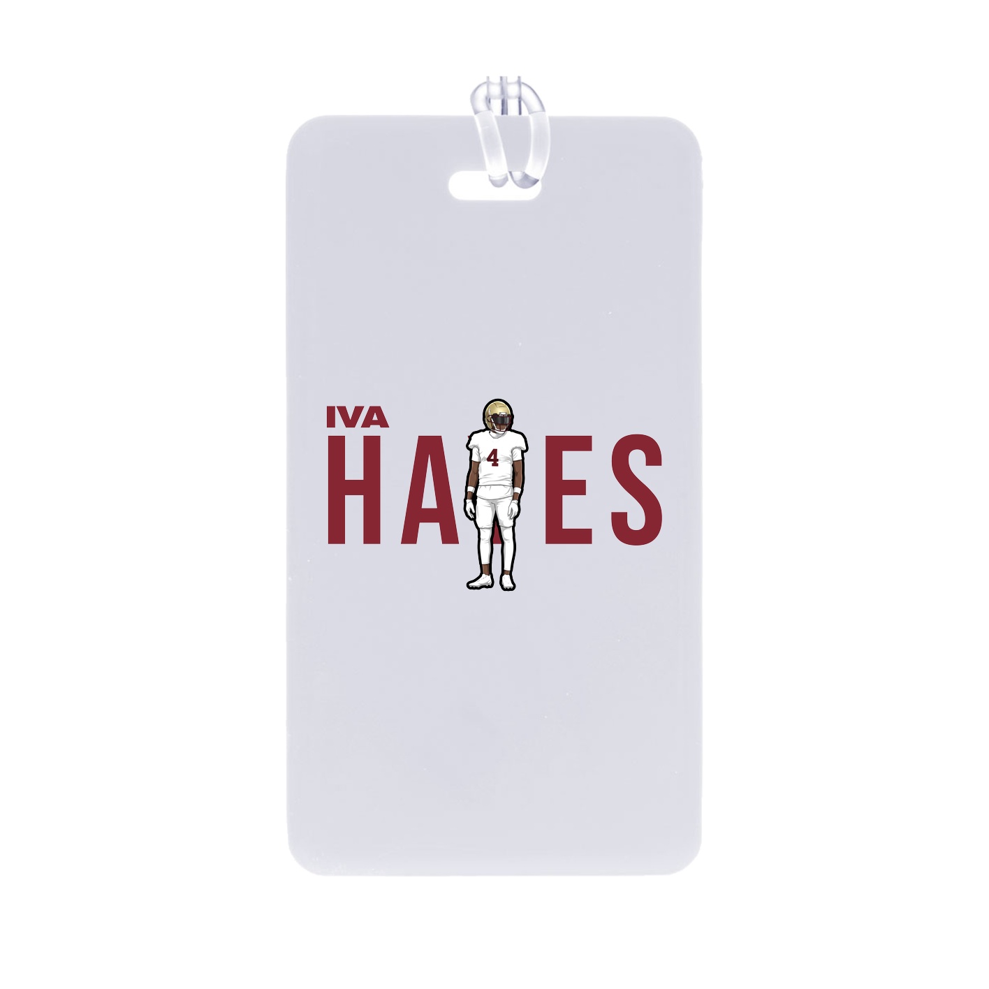 Bag Tag — Player Name in Classic