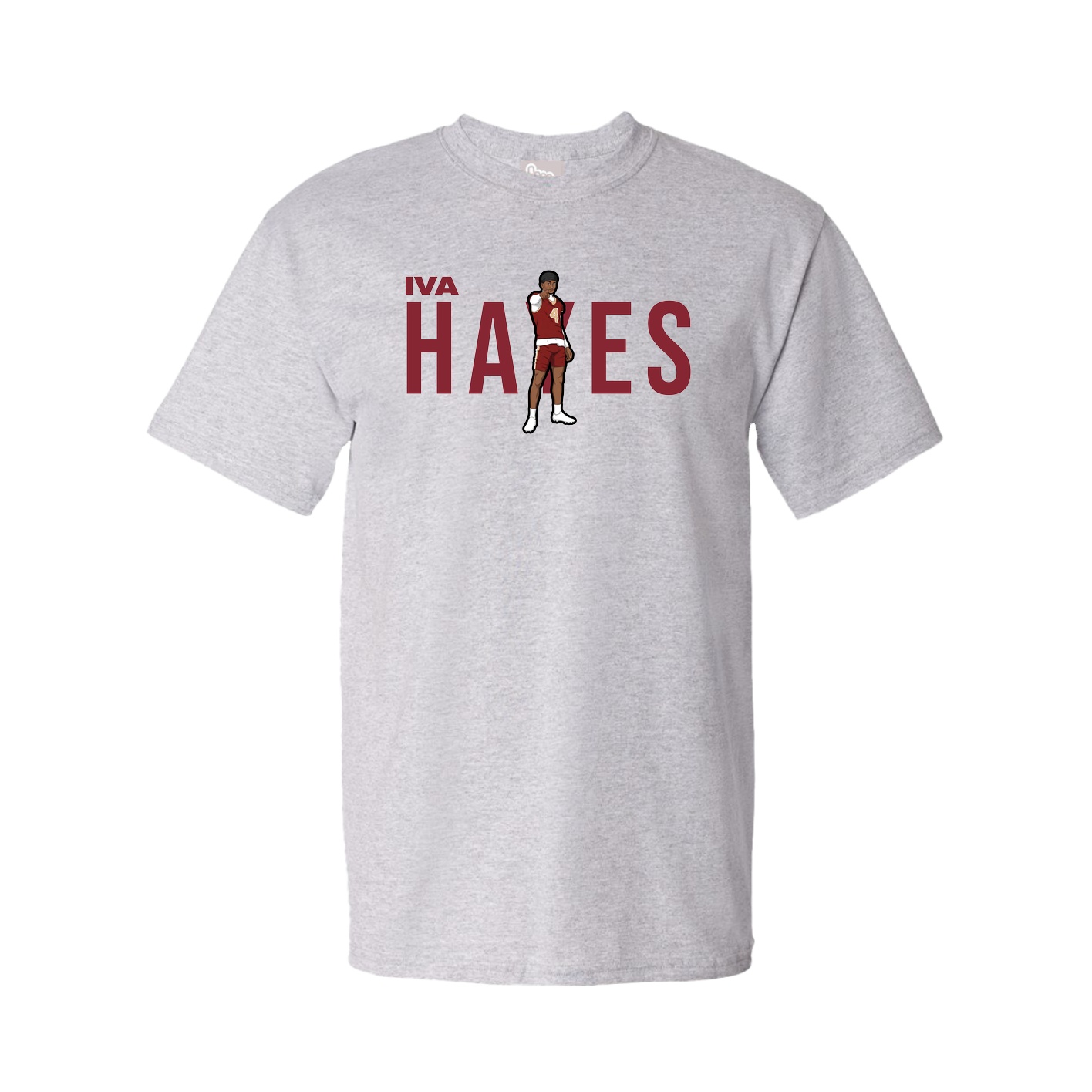 Youth Tee — Player Name in Grey