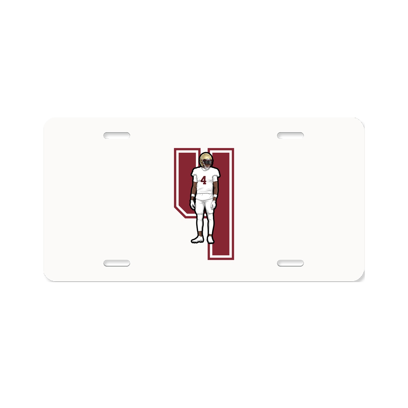 License Plate — Number in Classic