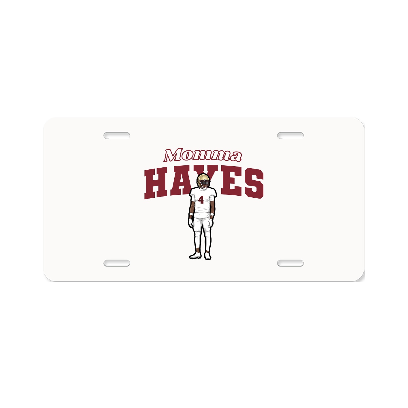 License Plate — Mothers Day Block in Classic