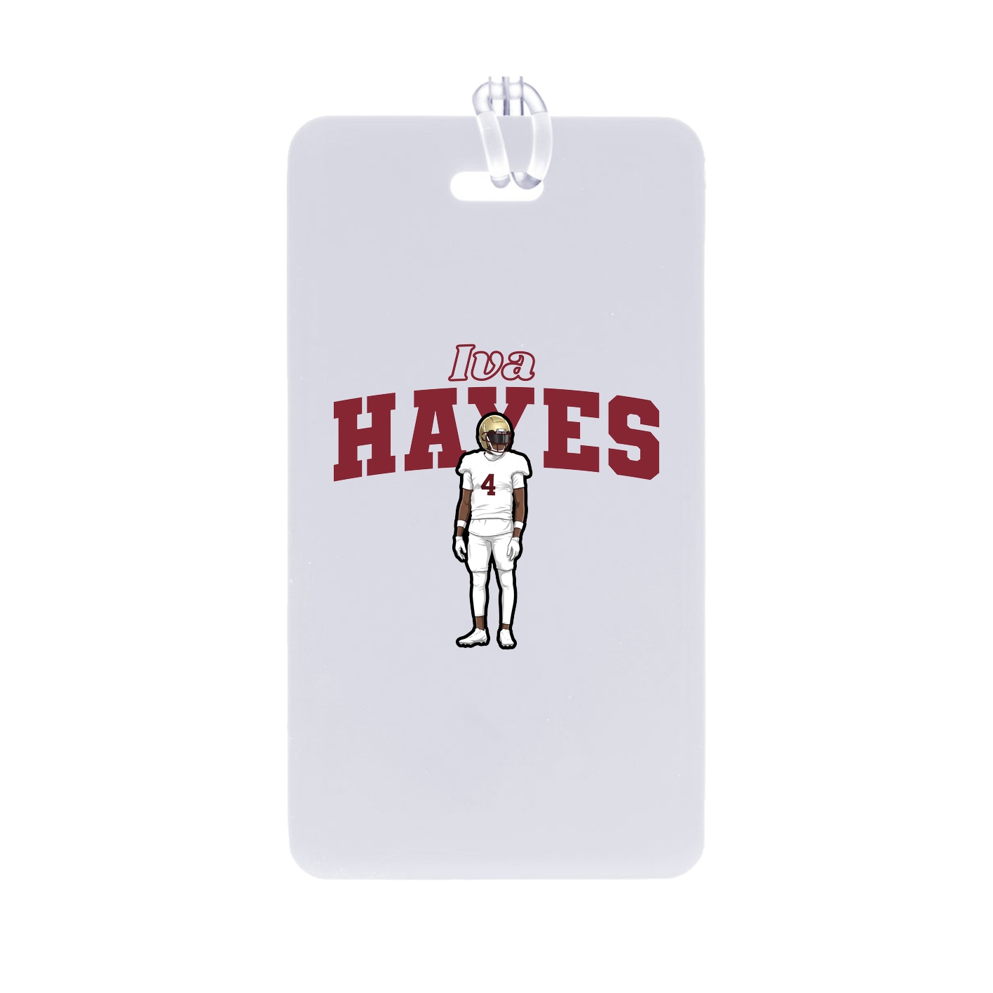 Bag Tag — Name Arch in Classic