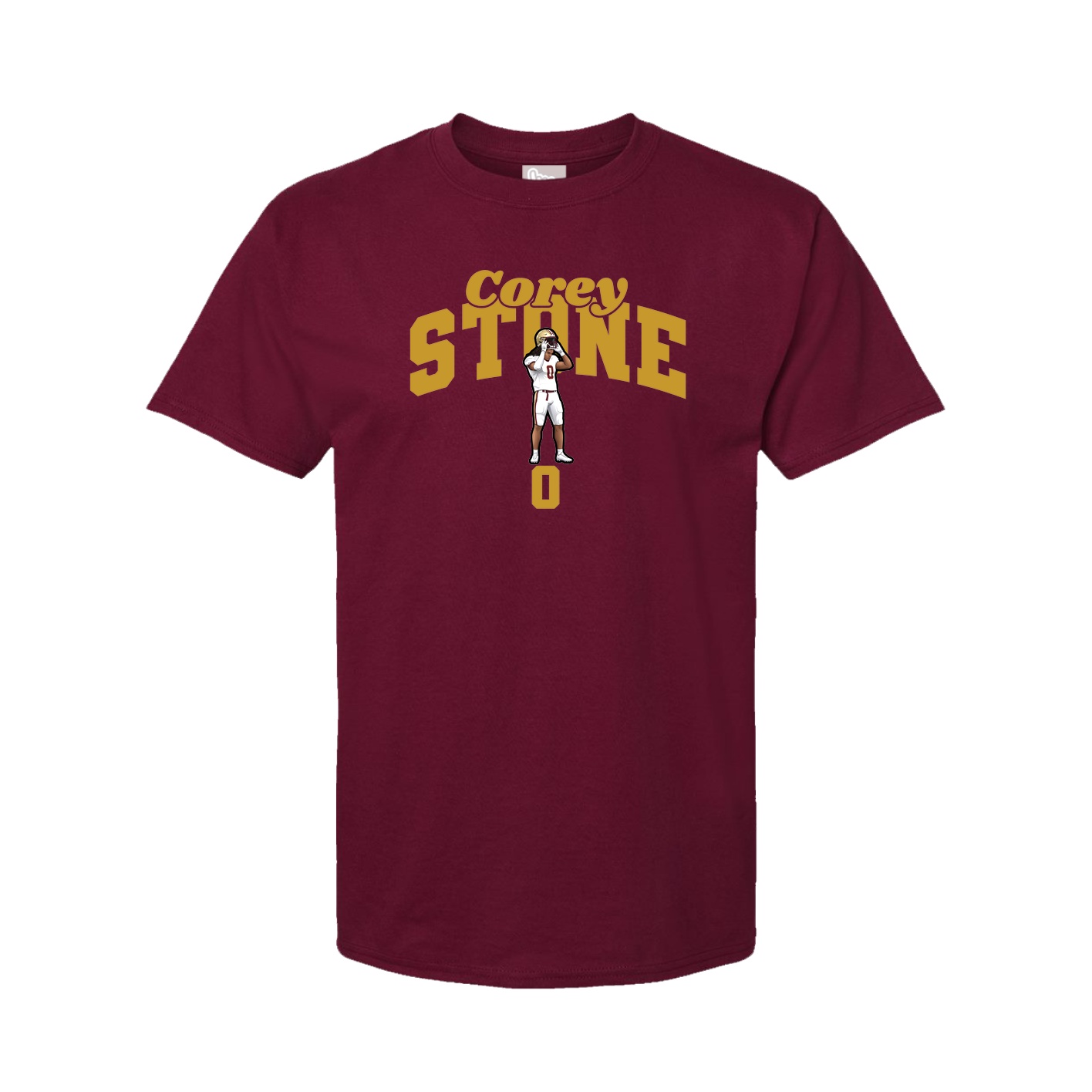 Tee — Signature Arch in Cardinal