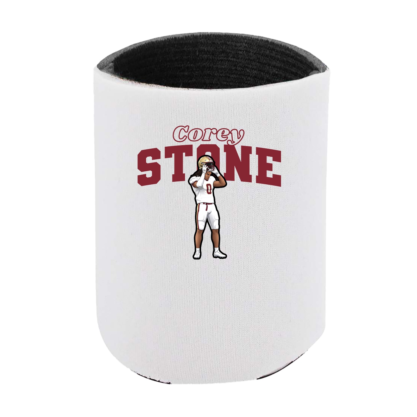 Can Holder — Name Arch in White