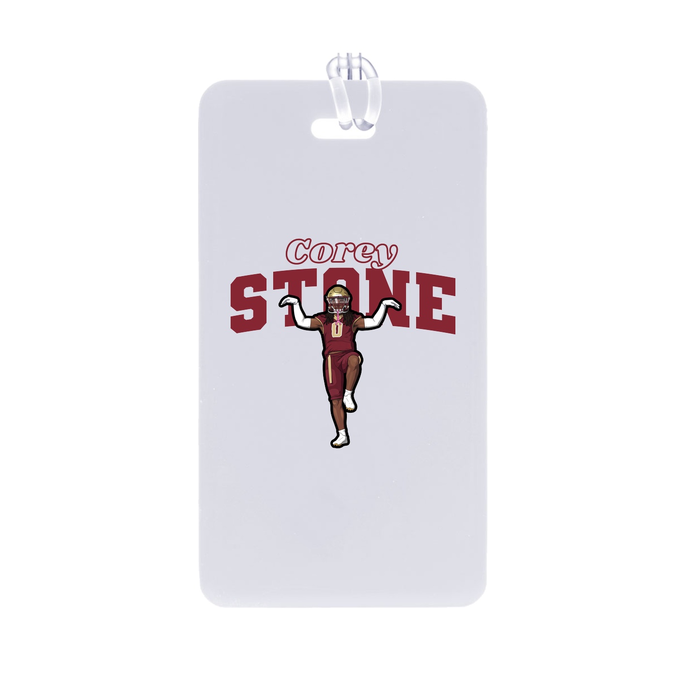 Bag Tag — Name Arch in Classic
