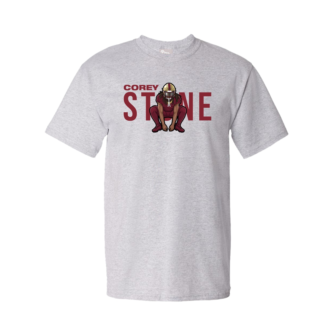 Youth Tee — Player Name in Grey