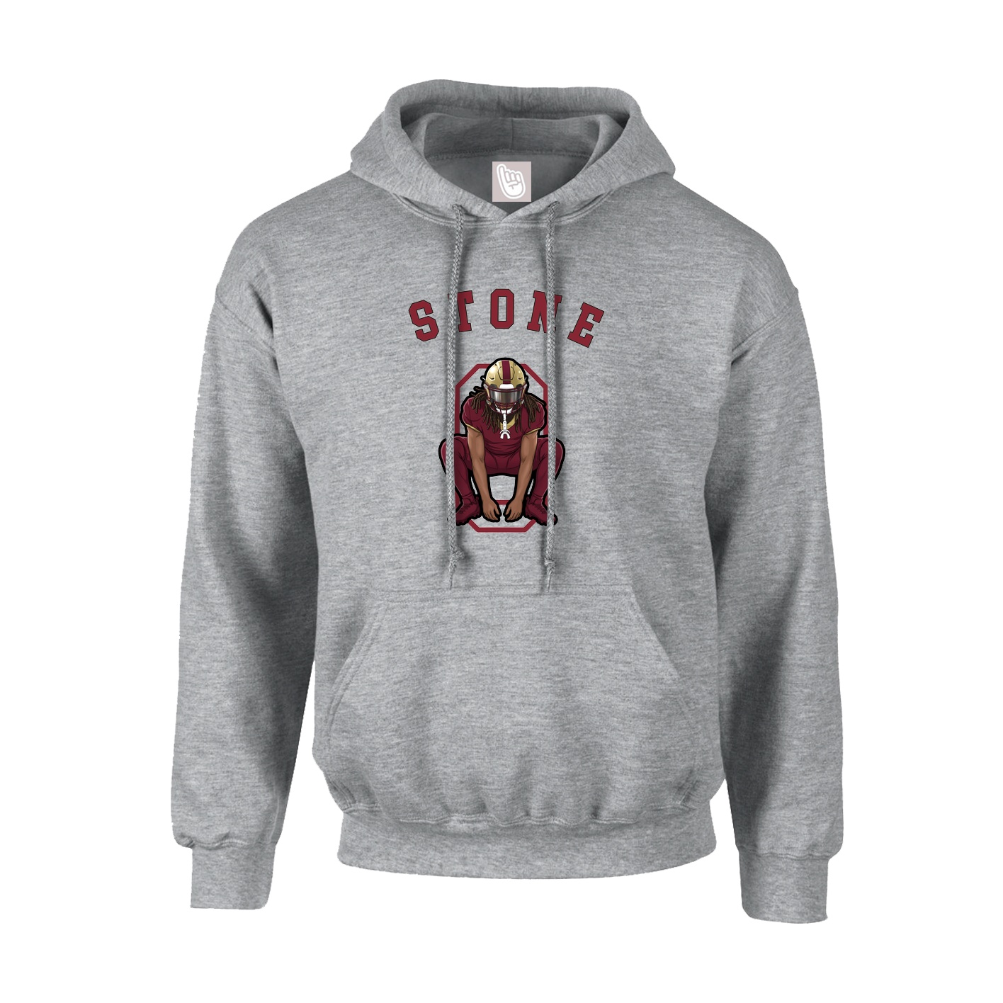 Youth Hoodie — Shirsey Arch in Grey