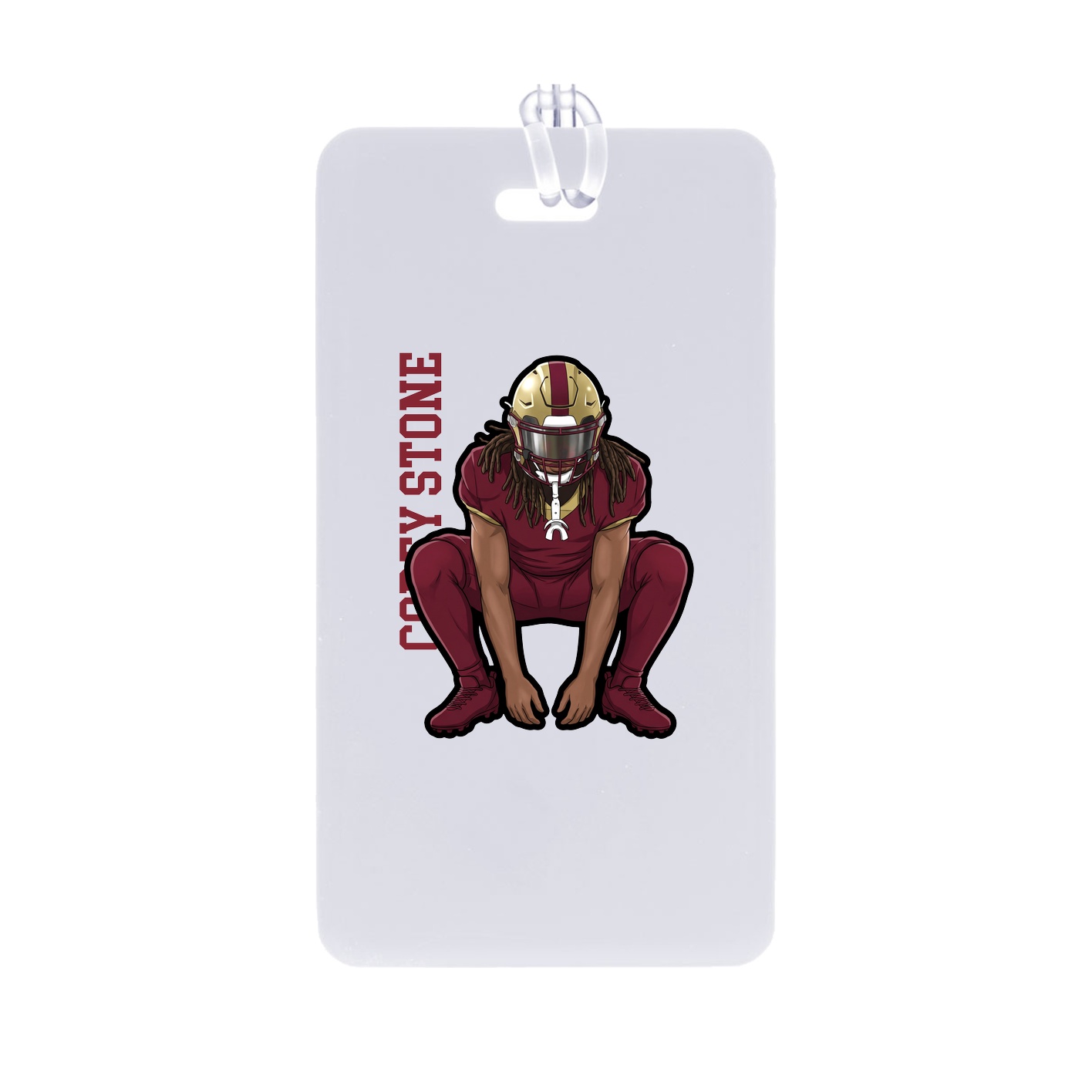 Bag Tag — Name Vertical in Classic