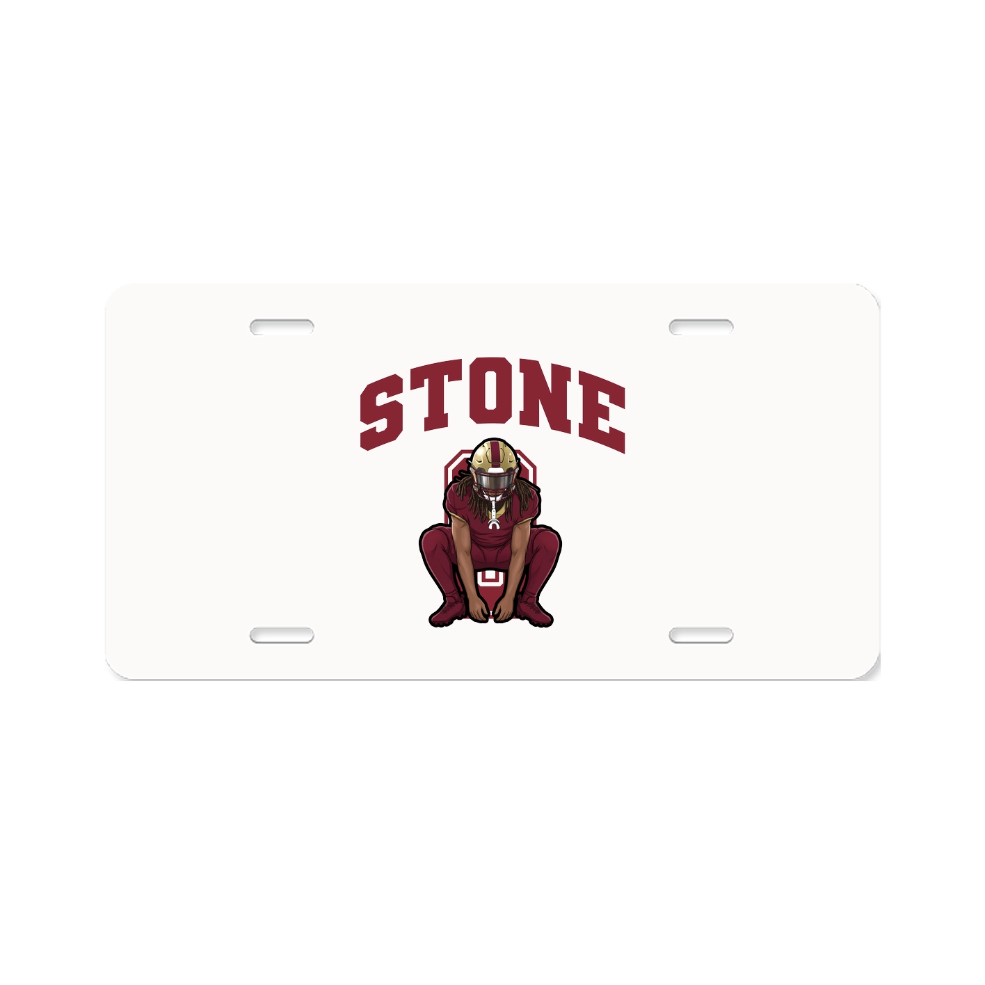 License Plate — Number in Classic