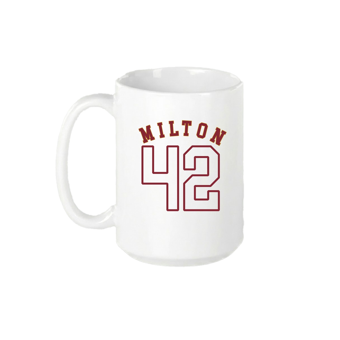 15oz Coffee Mug — Shirsey Arch in White