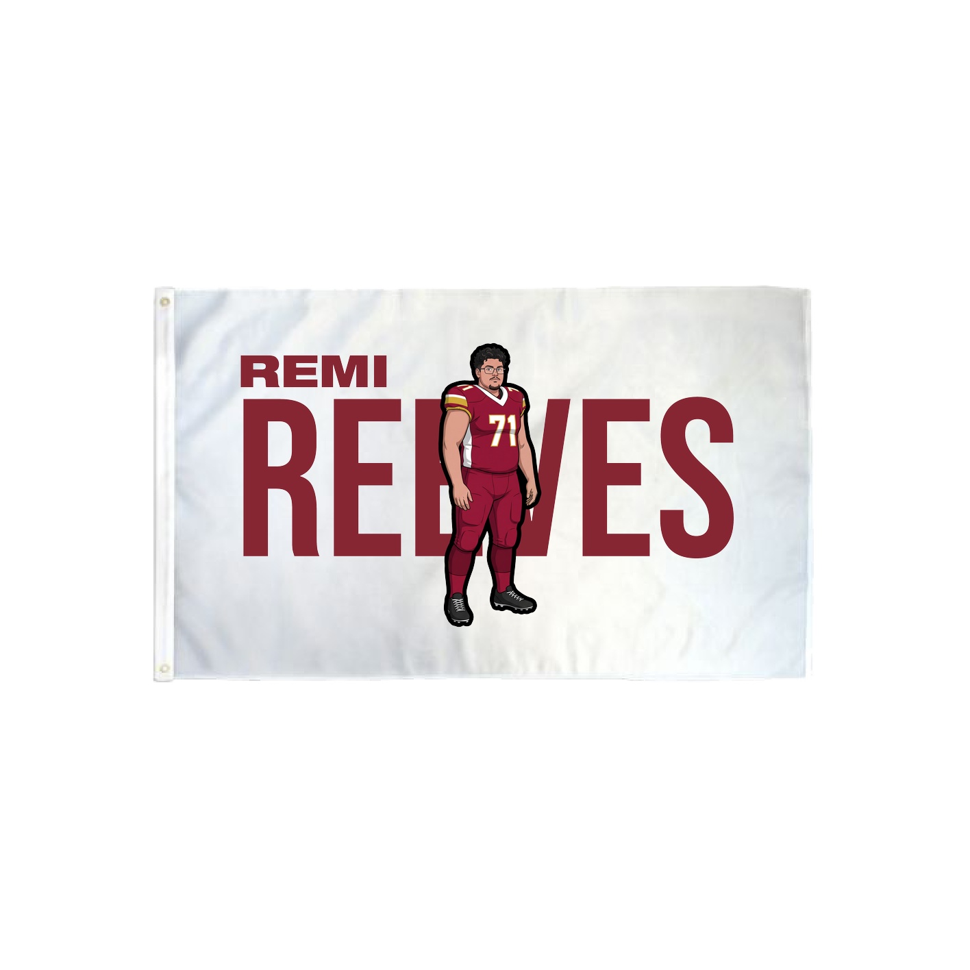 3x5 Flag — Player Name in Classic