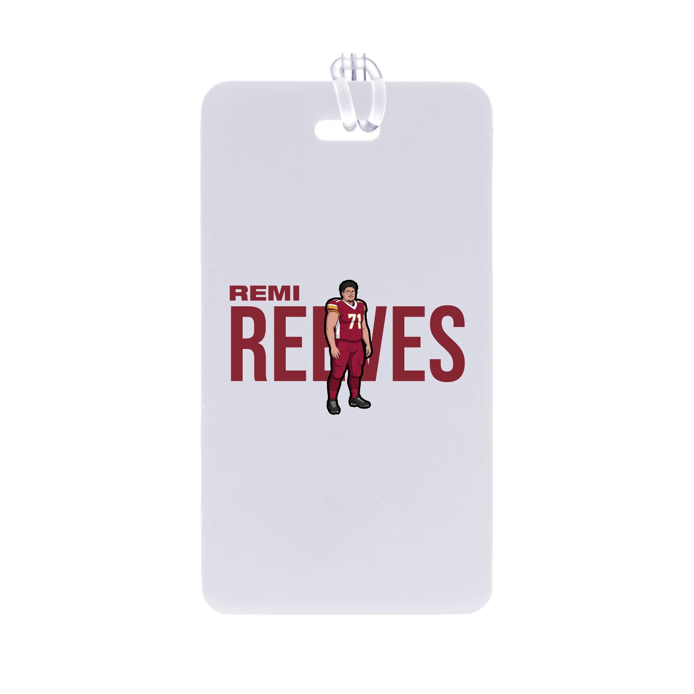 Bag Tag — Player Name in Classic