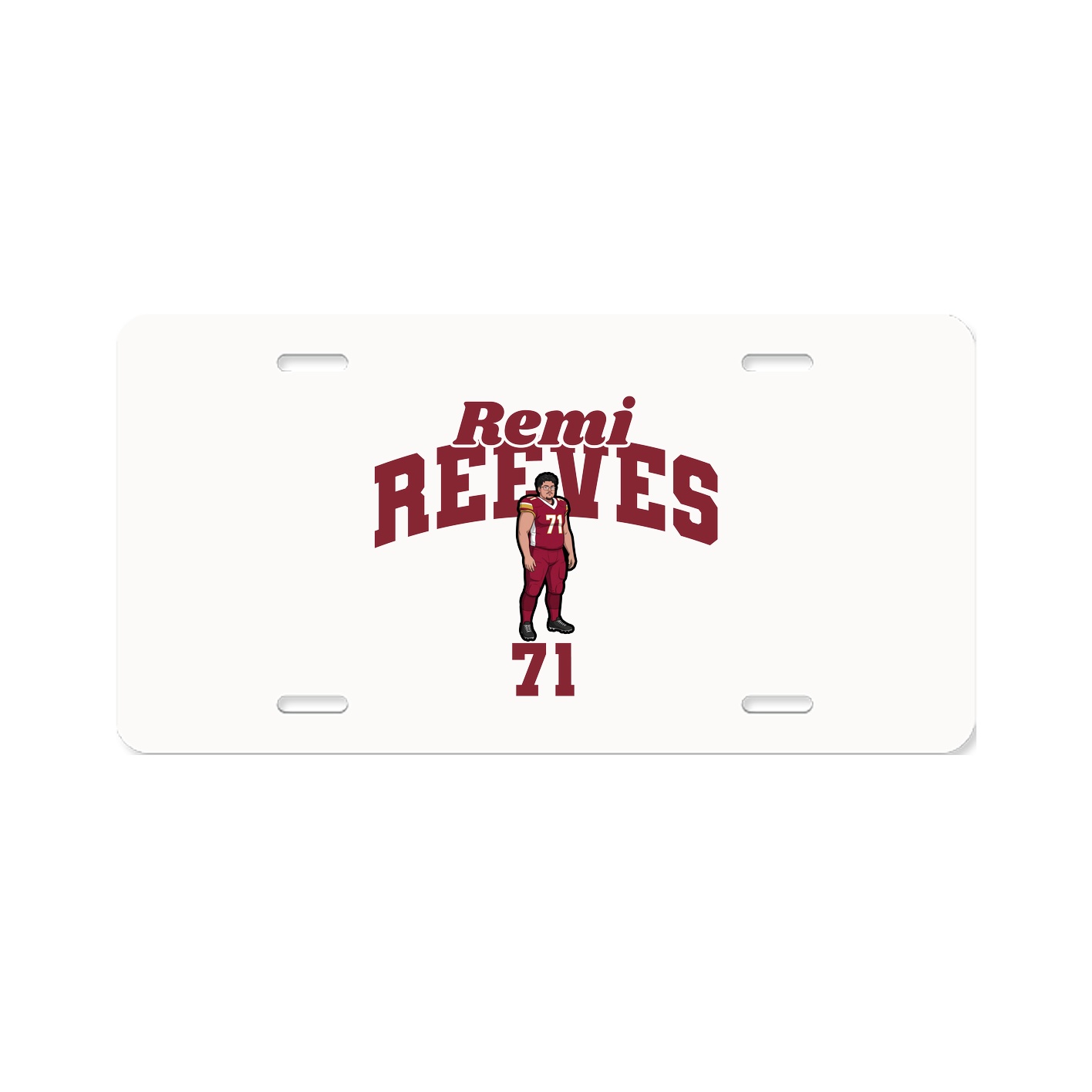License Plate — Signature Arch in Classic