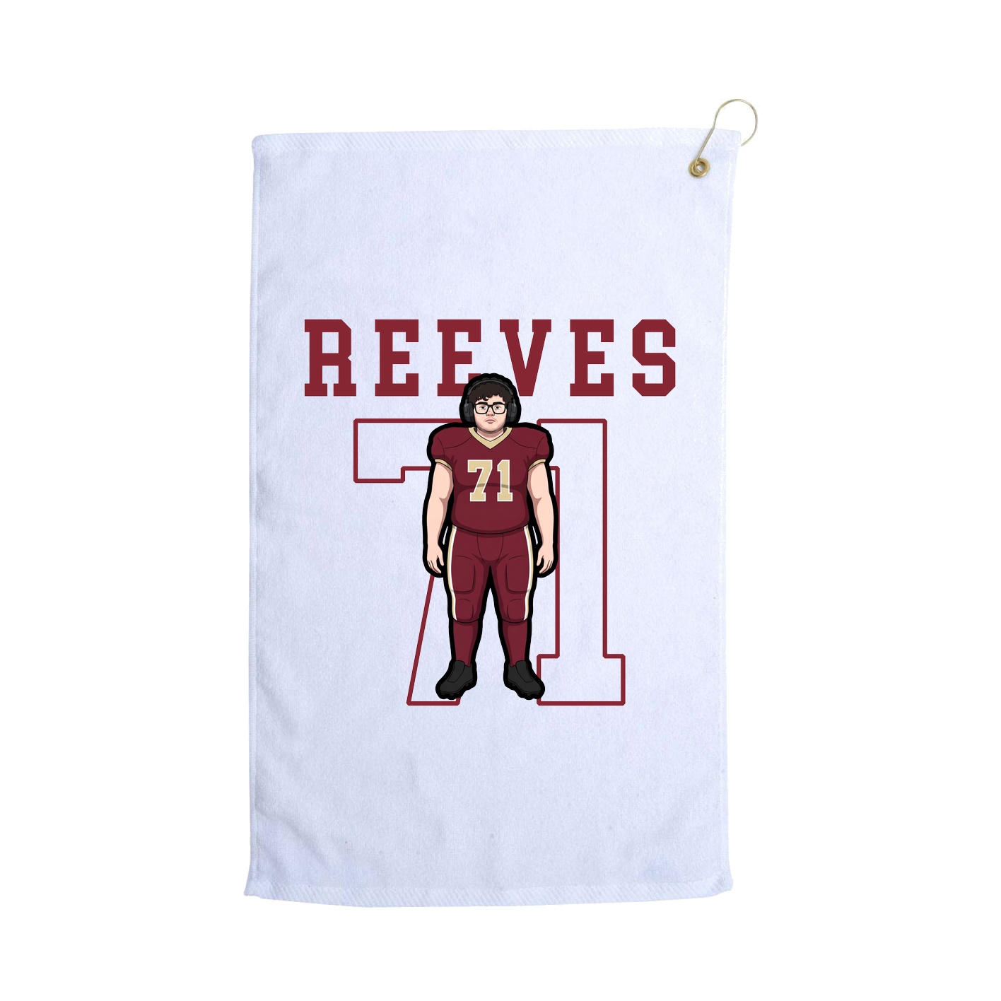Golf Towel — Shirsey in White