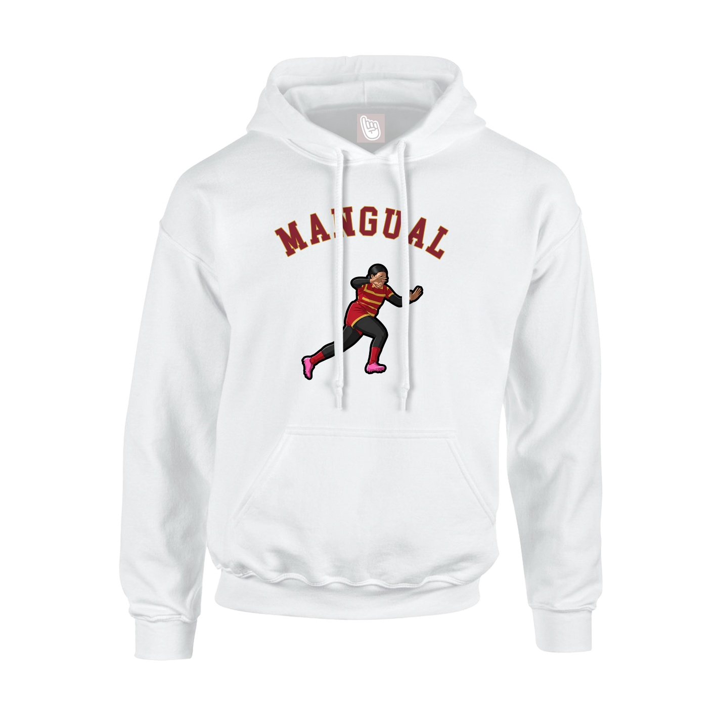 Youth Hoodie — Shirsey Arch in White