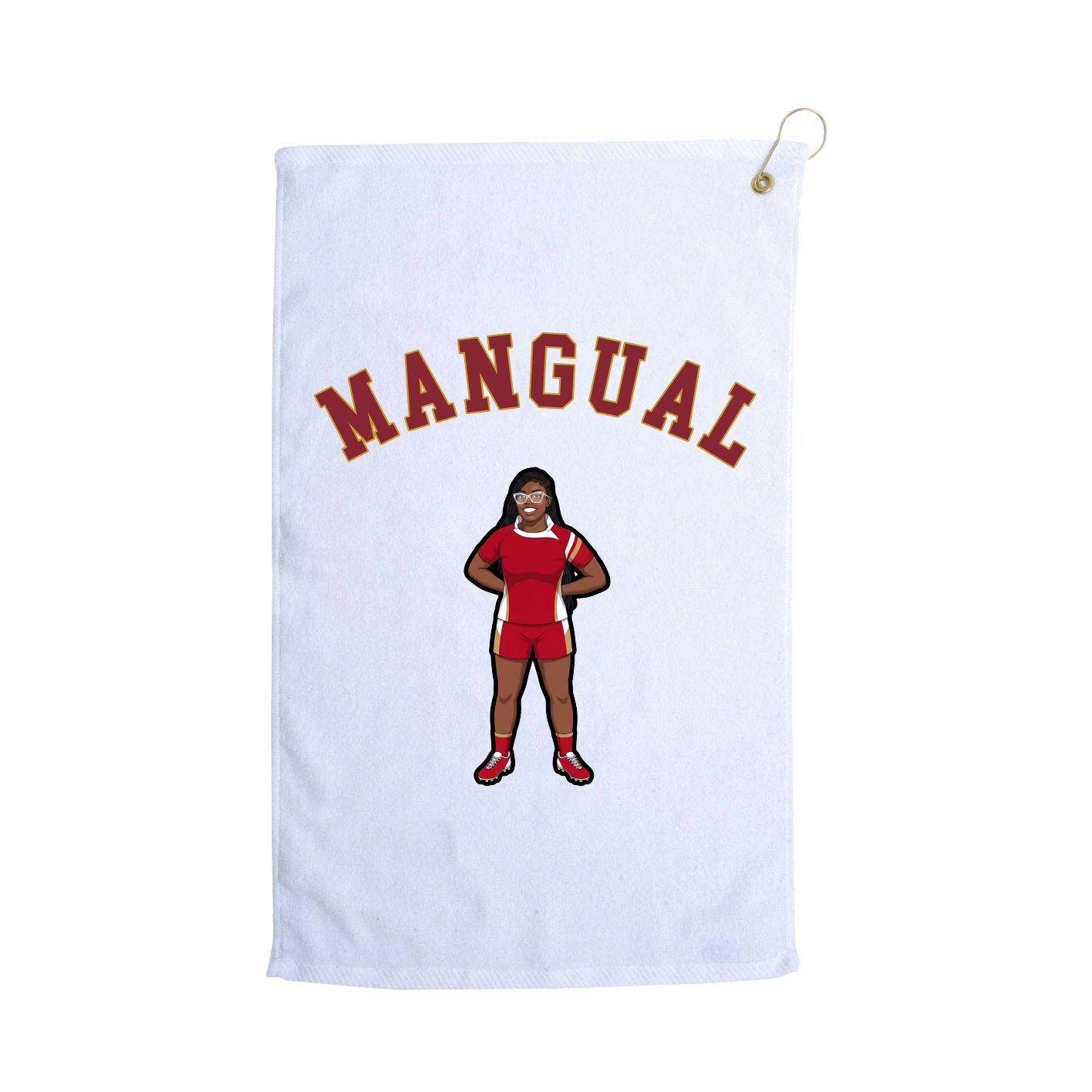 Golf Towel — Shirsey Arch in White